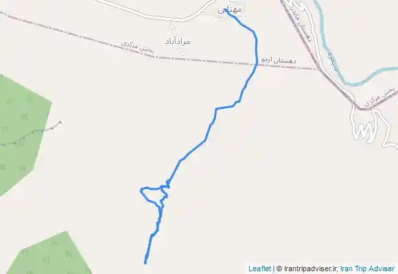 ترک جی پی اس آبشار هفت آسیاب ایلام