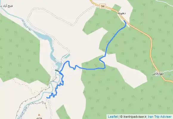 ترک جی پی اس Jabal-e Anārūyeh - Fatḩābād-e ‘Arab