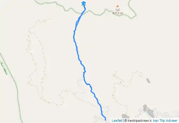 ترک جی پی اس صعود زمسانه بارگاه سوم - جبهه جنوبی قله دماوند - Bargah 3 Damavand South