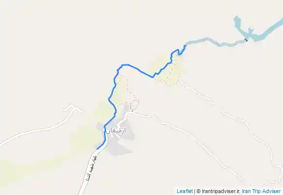 ترک جی پی اس برگشت از آبشار ازمیغان