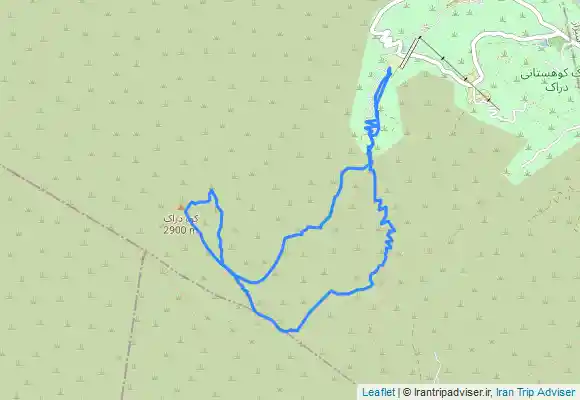 ترک جی پی اس قله دراک