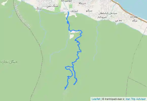 ترک جی پی اس مسیر برگشت از دریاچه فراخین به ابشار دارنو تا درب نگهبانی