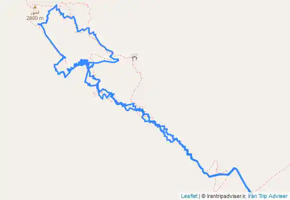 ترک جی پی اس دیواره لجور مسیر تنوره