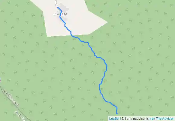 ترک جی پی اس Kūhmīānآبشار چلم پرچین