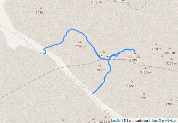 ترک جی پی اس رفت و برگشت قله چال آذران