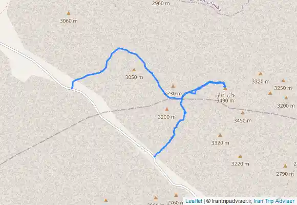 ترک جی پی اس رفت و برگشت قله چال آذران