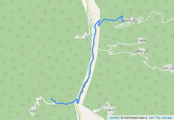 ترک جی پی اس ریگ چشمه به آبشار جن کلو