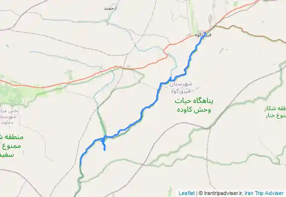 ترک جی پی اس کبوتردره تا فیروزکوه