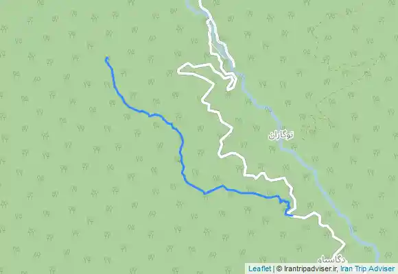 ترک جی پی اس راهپیمایی از گمه مرخیل به دگا سیاو مسیر برگشت