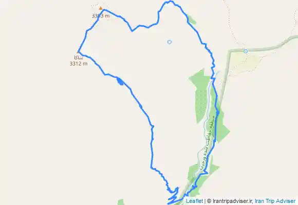 ترک جی پی اس صعود قله ساکا از مسیر یال جنوبی