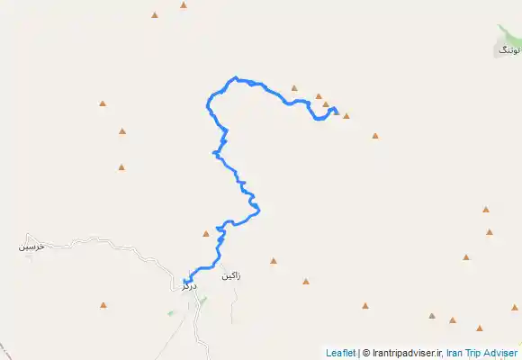 ترک جی پی اس چشمه پرزردو - قله تشگر