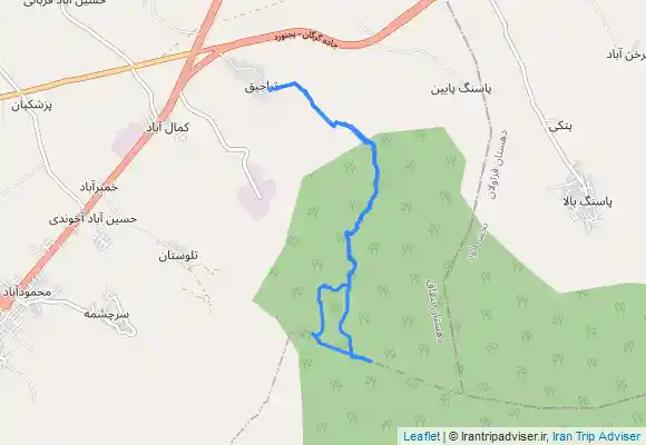 ترک جی پی اس صعود قله نیلکوه گالیکش جمعه 1403/1/22