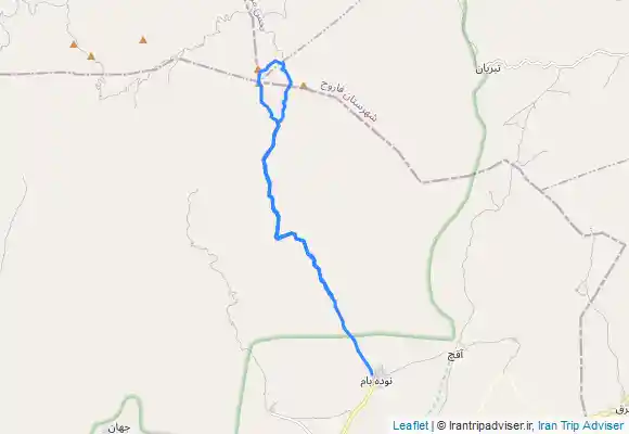 ترک جی پی اس شاه جهان از نوده بام برگشت از چشمه کبابی نوده بام