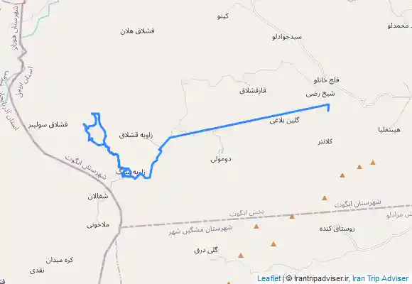 ترک جی پی اس قره داغ داش زیوه چشمه آل جعفر