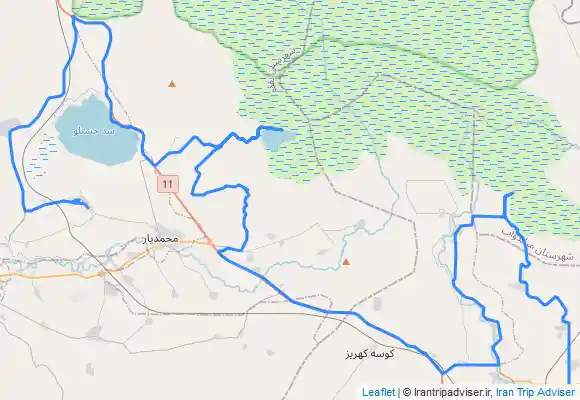 ترک جی پی اس تالاب بین المللی کانی برازان- سولدوز و تپه باستانی حسنلو