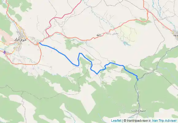 ترک جی پی اس آبشار بیشه لرستان 26 فروردین 403 BISHE WATERFALL AT LORESTAN ,IRAN