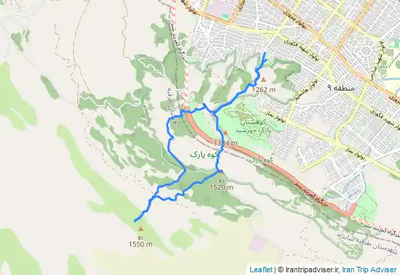 ترک جی پی اس هفت تیر به قله زو و قله ماندگار