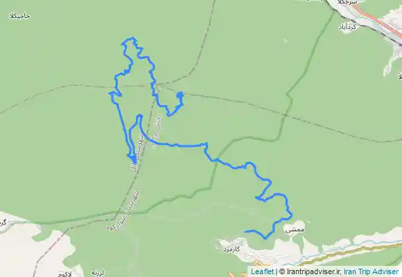 ترک جی پی اس کارمزد و آبشار گزو