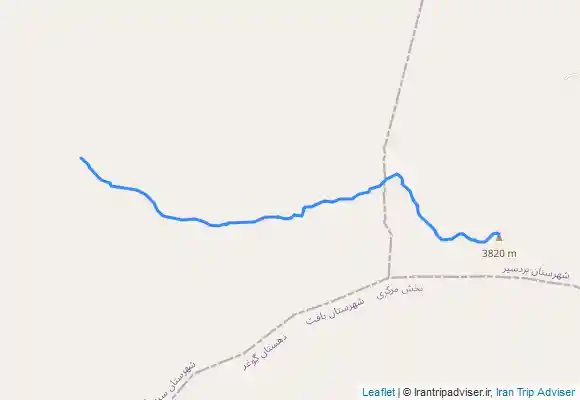 ترک جی پی اس صعود به قله خاکی(بیدخون) ارتفاع۳۸۱۴متر آر مسیر دره موسی