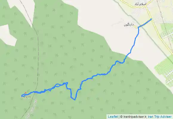 ترک جی پی اس قله دلو 31 فروردین 403 DALOO PEAK AT SHIRAZ