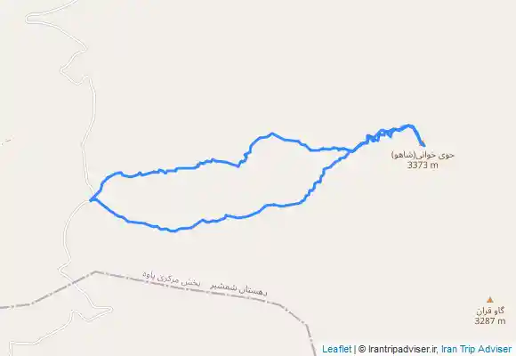 ترک جی پی اس قله شاهو حوی خانی