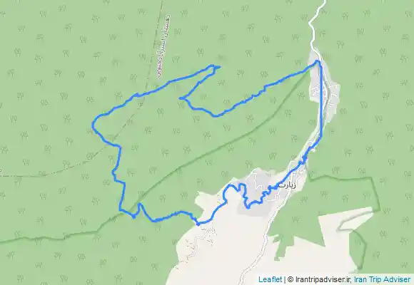 ترک جی پی اس سرخ چشمه به خوشدره- دوراهی یخ- چشمه پیرزن و سردانسر به روستای زیارت