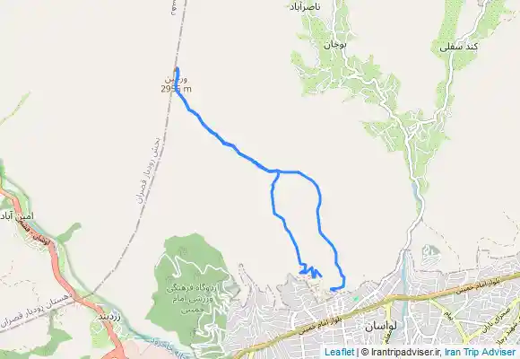 ترک جی پی اس قله ورجین از لواسان