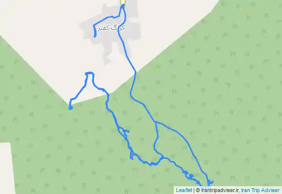 ترک جی پی اس آبشار کرنک کفتر و چشمه دیوانه