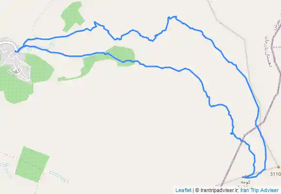 ترک جی پی اس قله کوجه تفرش