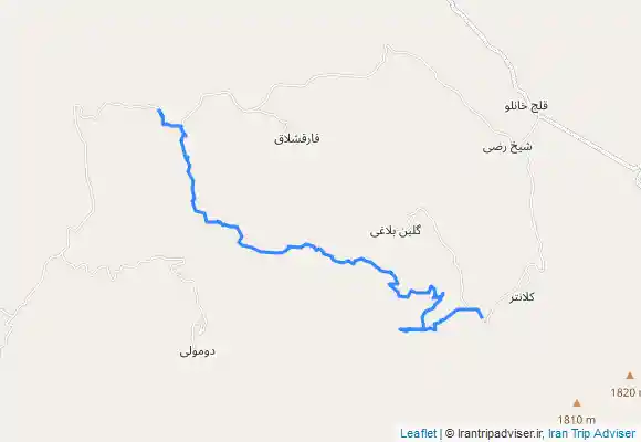 ترک جی پی اس قله آنزیر-گلین بلاغی-ابشار قاری قشلاقی(چالاچوخور)