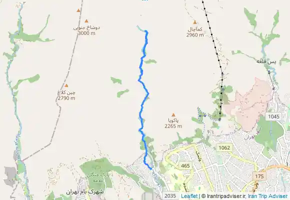 ترک جی پی اس آبشار جوزک jozak Waterfall - آبشار بند عبدالله Bande Abdollah Waterfall - Darakeh