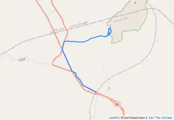 ترک جی پی اس گنبد نمكي جاشک -Jashak salt dome