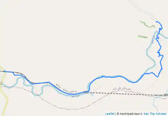 ترک جی پی اس قلعه ضحاک به روستای خراسانک