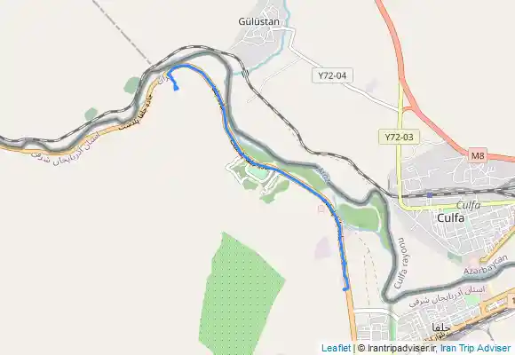 ترک جی پی اس Chupan church and its cave کلیسای چوپان جلفا و غار مجاورآن