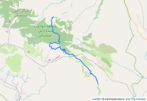 ترک جی پی اس آبشار ششو دلوچه چهارراه