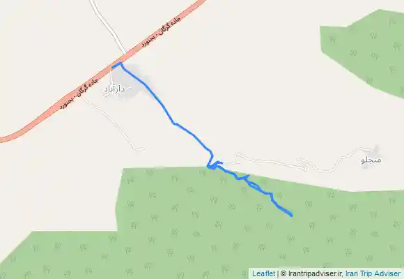 ترک جی پی اس سد و ابشار داراباد