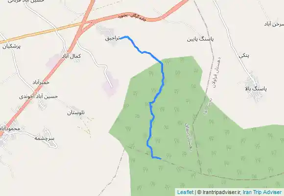 ترک جی پی اس قله نیل کوه