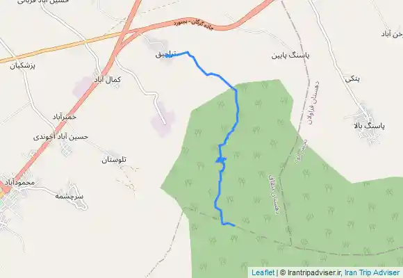 ترک جی پی اس قله نیلکوه