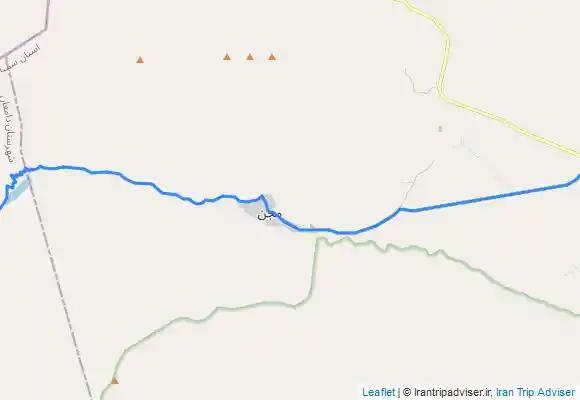 ترک جی پی اس مسیر دسترسی به ابشار مجن شاهرود از اسفالت