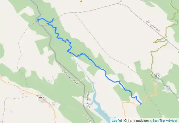 ترک جی پی اس آبشار لندی- اردل- چهار محال و بختیاری