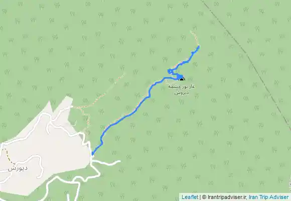 ترک جی پی اس چشمه سفیدآب و غار نورالچشمه دیورش