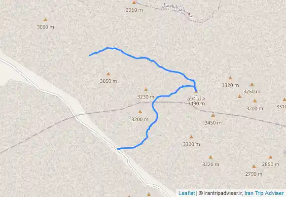 ترک جی پی اس چال آذران صعود از دربند، فرود از آب دراز