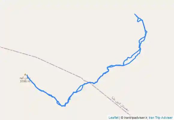 ترک جی پی اس صعود به قله دالانکوه (داران)