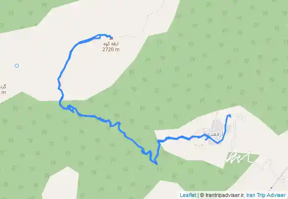 ترک جی پی اس ارفه کوه