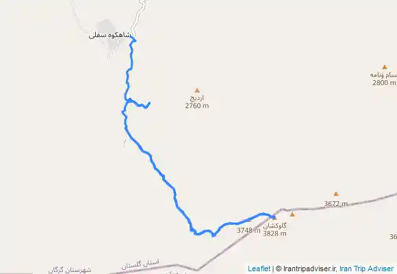 ترک جی پی اس گاوکشان بام استان گلستان