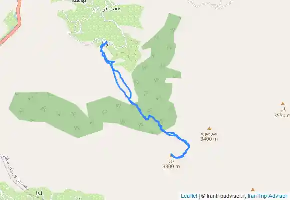 ترک جی پی اس قله برز from Lūţ