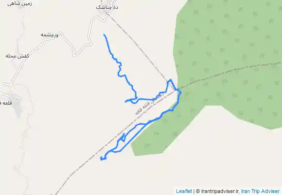 ترک جی پی اس دشت برفچال و قله نرمدار