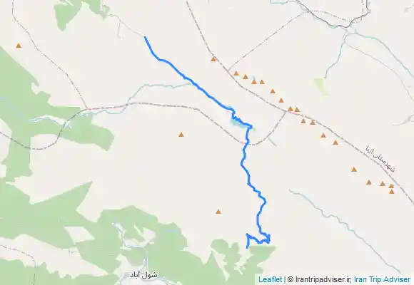 ترک جی پی اس پیمایش فوق سنگین آبشار چکان تا گهر