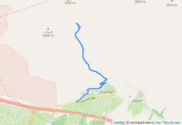 ترک جی پی اس آبشار آئینه ورزان