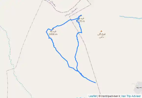 ترک جی پی اس قله قره بلله